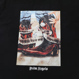 Palm Angels T Shirts Dice and Snake Print Short Sleeve T-Shirt