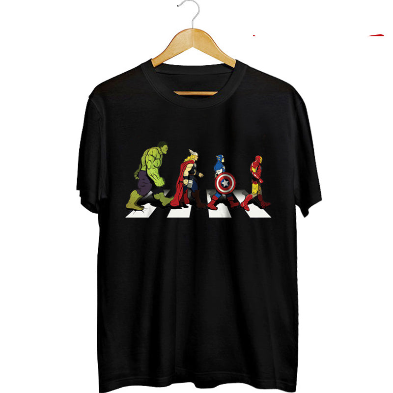 Marvel T Shirt Avengers T-shirt Printed Top Summer Short Sleeve T-shirt