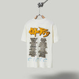 Travis Scott T Shirts Cactus Jack x Utopia Tour Utopia joint model Skeleton Soldier Print Short Sleeve