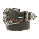 Hip-hop punk rhinestone belt punkfashion