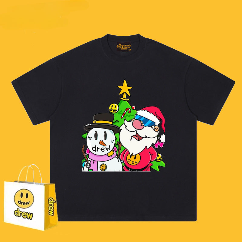 Drew T Shirts Smiley Face Printed High Street