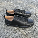 Louboutin-style red bottom shoes exportacl red bottom shoes rivets men's toe nails clcouple women's shoes rhinestone casualtrendy sneakers