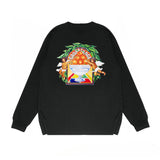 Casablanca Long sleeve T-shirt Letter Painted Print Loose