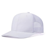 Trendy flat brimmed hat sunshade net hat