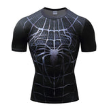Marvel T Shirt Tight Men's Sports Fitness 3D Men's Clothing