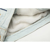 Drew House Jacket Bear Lapel Fleece Fleece Denim Jacket