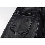 Purple Brand Jeans Pure Cotton High Street Trend #9079