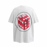 SAINT MICHAEL Vintage T Shirt 23SS CIRCLE 666 Red Dice Short Sleeve