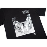 C.e t shirts creative picture frame pattern round neck short sleeve men and women