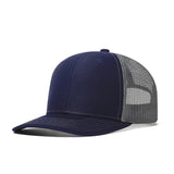 Trendy flat brimmed hat summer mesh breathable
