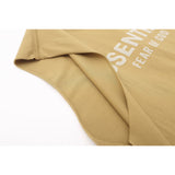 Fog Essentials tank summer FOG letter crew neck vest