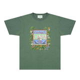 Casablanca T Shirts Fashion Print Street