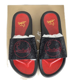 Louboutin-style red bottom shoes wind clmen's slippers red bottom non-slipabrasion resistant breathable fashiontrendy men's shoes hot style