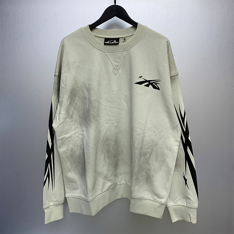 HS Hoodie Retro Printed Loose Autumn and winter