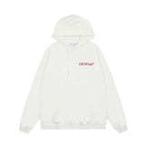 OFF WHITE Hoodie Trendy Street Style Personalized Cotton