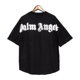 Palm Angels T Shirts Letter Short Sleeve T-shirt Men and Women Loose Half Sleeve