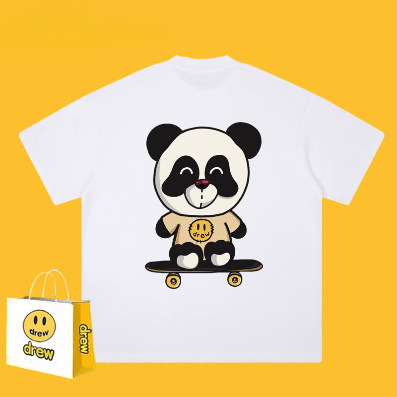Drew T Shirts Short Sleeve Heavy Short Sleeve T-shirt Casual