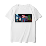 Marvel T Shirt Marvel Co-Branded T-shirt Avengers Half Sleeve