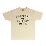 Gallery Dept T Shirt Retro Printed Loose Short-Sleeved Shirt