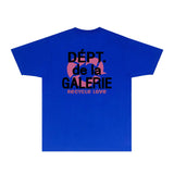 Gallery Dept T Shirt Retro Printed Loose Short-Sleeved Shirt