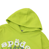 Sp5der Hoodie Cobweb Puff Print Pure Cotton