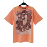 Palm Angels T Shirts Dice and Snake Print Short Sleeve T-Shirt