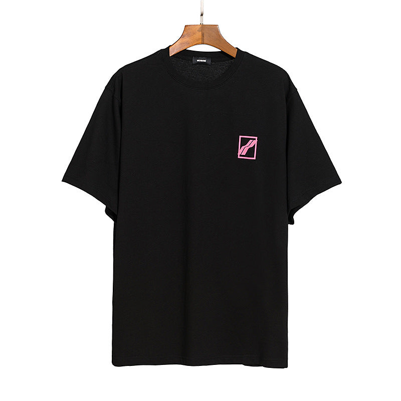 We11 Done T Shirts Color Letter Printing Men's and Women's Same Summer
