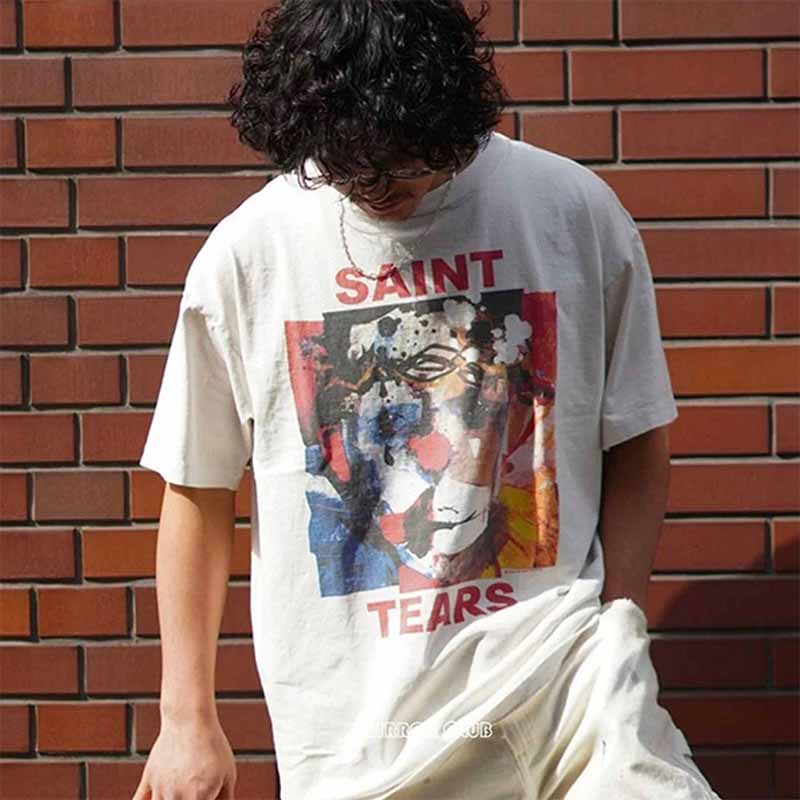 SAINT MICHAEL Vintage T Shirt Saint Michael the clown vintage short sleeve