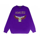 Amiri Long Sleeved Shirt Printed Trendy Pure Cotton