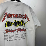 SAINT MICHAEL Vintage T Shirt Metallica Short Sleeve