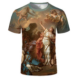 Caravaggio T-Shirts Printing Stylish Casual Loose Men's and Women's Short-Sleeved T-shirt