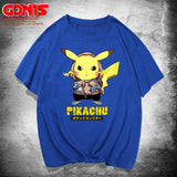 Men and Women Pokemon Pikachu T Shirt Pikachu Short Sleeve T-shirt