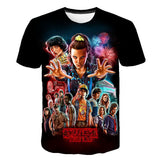 Stranger Things T Shirt 3D Printed Crew Neck T-shirt