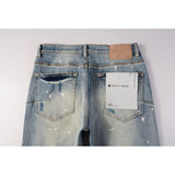 Purple Brand Jeans Pure Cotton High Street Trend #9003