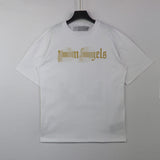 Palm Angels T Shirts Mechanical Bear Arrow Print T-shirt Short Sleeve