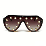 Trendy punk glasses retro
