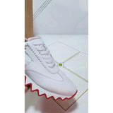 Louboutin-style red bottom shoes exportcl short boots leather fashion catwalk shoes high quality plus size red bottom leather boots