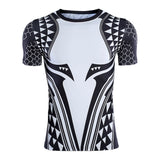 Marvel T Shirt Tights Sports Quick-Drying Top Marvel Short Sleeve T-shirt Men