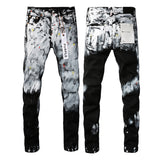 Purple Brand Jeans Pure Cotton High Street Trend #9020