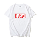 Marvel T Shirt T-shirt Men's Short Sleeve Captain America Couple Clothes