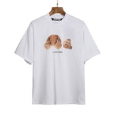Palm Angels T Shirts Teddy Bear Printed T-shirt Loose