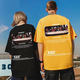 Caravaggio T-Shirts Men's plus Size Hip Hop Loose Short Sleeve Cotton T-shirt