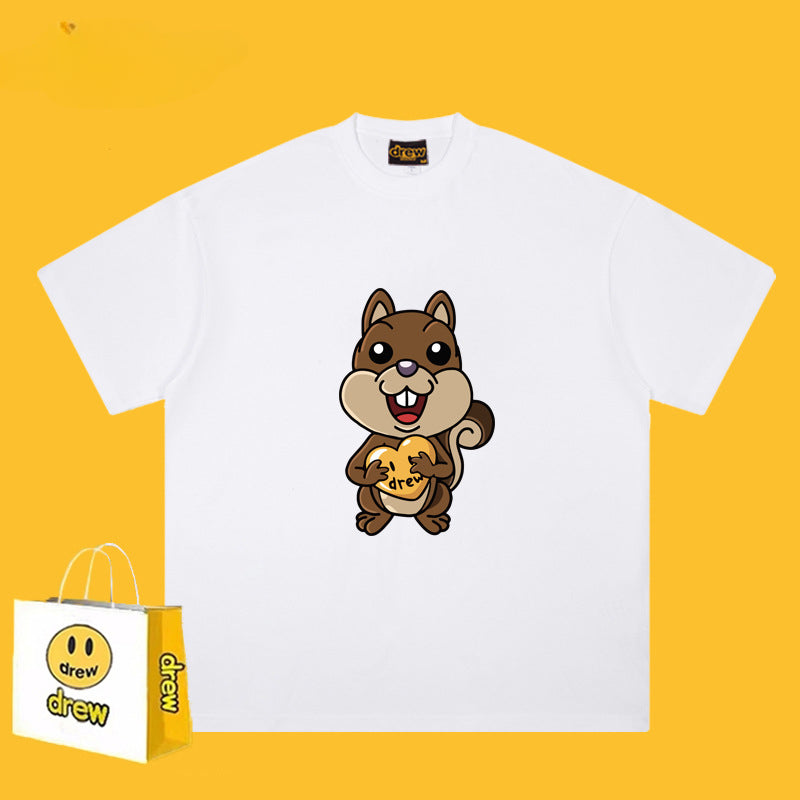 Drew T Shirts Smiley Bear Printed Short Sleeve