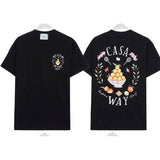 Casablanca T Shirts Rainbow Gate Alphabet