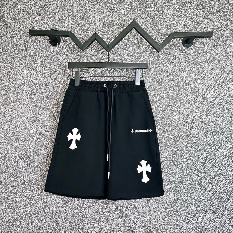 Chrome Heart Shorts Spring/Summer Embroidered Printed Casual Shorts
