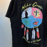 SAINT MICHAEL Vintage T Shirt Direct Spray Washing Water Old Short Sleeve