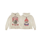 Mens Vintage T-Shirts Saint Michael American Wash Casual Hooded Sweater