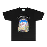 Casablanca T Shirts Fashion Print Street