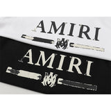 Amiri T Shirts Fashion Print Couple High Street