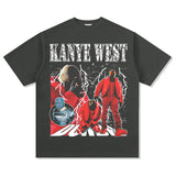 Kanye West red jacket T-shirt
